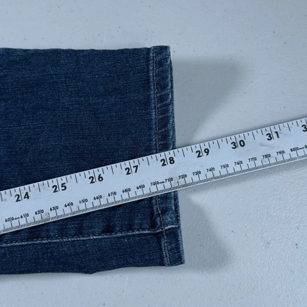 AG The Beau Slouchy Skinny Jeans Womens 28 Blue Distressed Stretch‎ AG-30434 28
